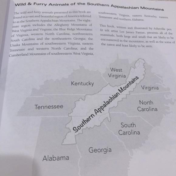 Wild & Furry Animals of the Appalachian Mountains Book Autographed Lee Pantas - Picture 4 of 10